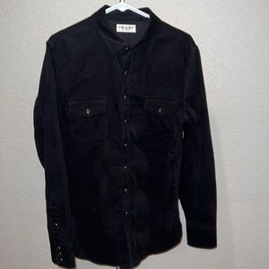 Mens Corduroy Western Shirt by Saint Laurent of Paris. Flawless condition.
